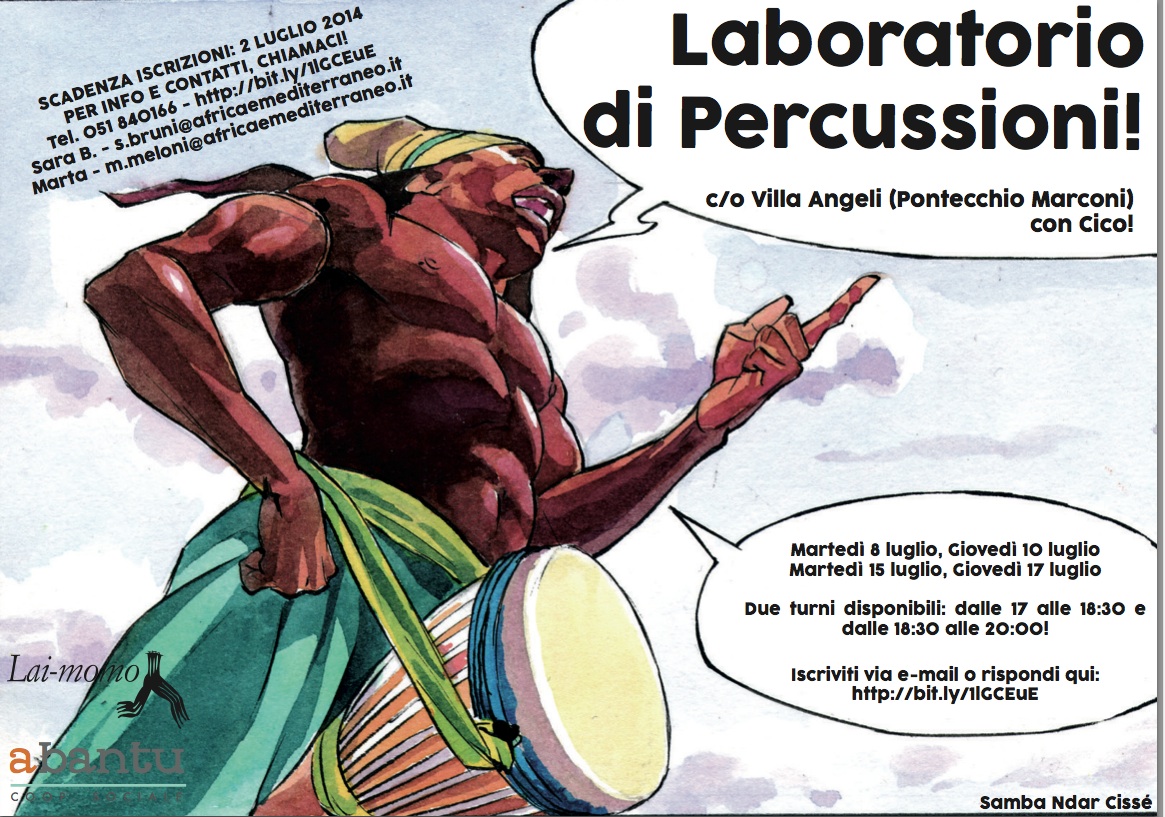 depliant laboratorio percussioni